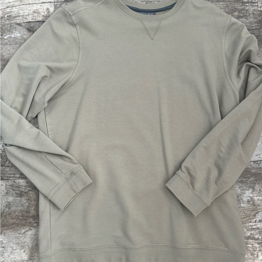 Free Fly Apparel Bamboo Lightweight Fleece Crew